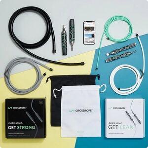 Jump Rope Set - Black, Green, White